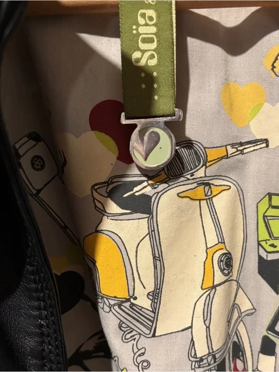 Soia & Kyo Black Genuine Leather Jacket XS Hip Length Button Front Designer - Picture 12 of 14